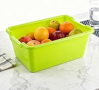 Vista 4 de 16 cubos de plástico a granel para organización del hogar, cubos apilables frontales para libros, contenedores de almacenamiento de juguetes