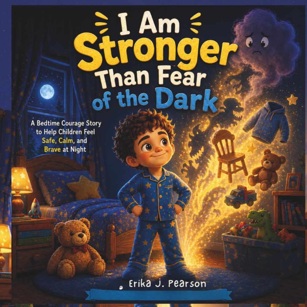I Am Stronger Than Fear of the Dark: A Bedtime Courage Story to Help Children Feel Safe, Calm, and Brave at Night (The Stronger Than Series – Book 3)