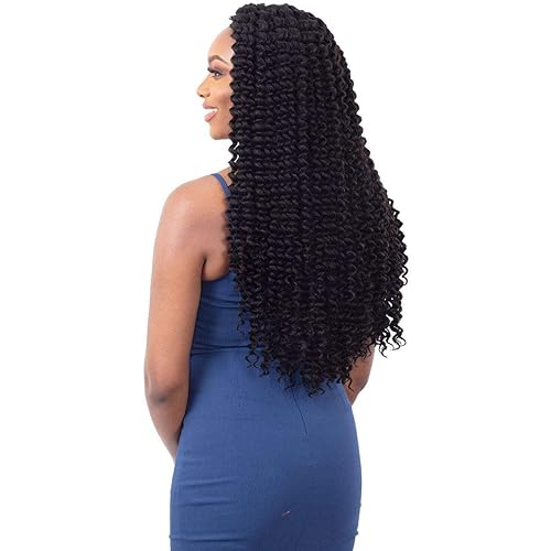 Vista 11 de Freetress - Trenza de ganchillo – 3 rizos JOYFULL de 20 pulgadas (2 marrón oscuro)