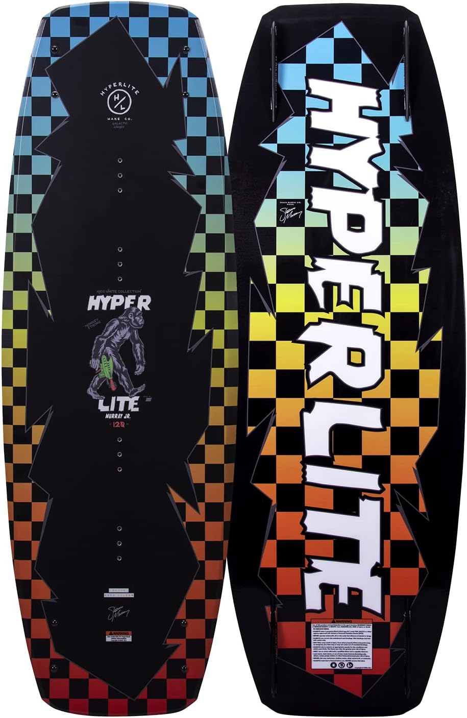 Hyperlite Murray Jr. Kids Wakeboard Black/Rainbow 120