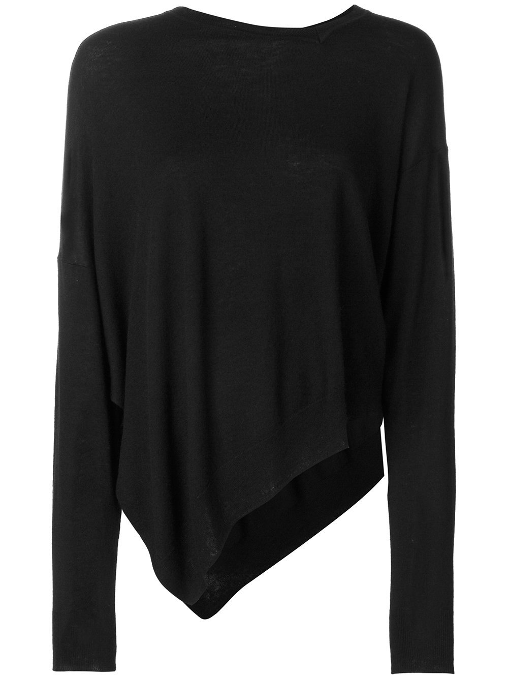 Isabel Marant Black Asymmetrical Sweater (36)