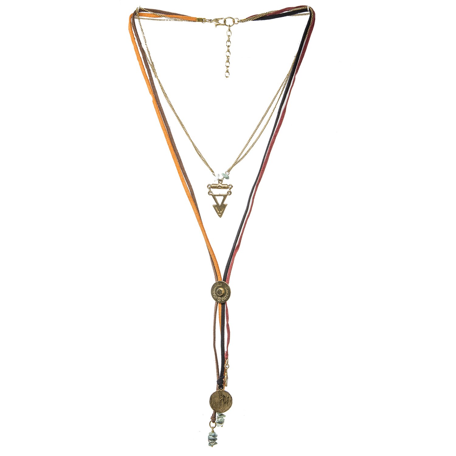 See full amazon price history chart for Shalinindia Necklace Golden Chain, Brown, Black, Orange Leather Laces with Pendants for Women Boho Fashion Jewellery Shalinindia Necklace Golden Chain, Brown, Black, Orange Leather Laces with Pendants for Women Boho Fashion Jewellery (B075ZR6Z9D) Amazon Price History, Amazon Price Tracker