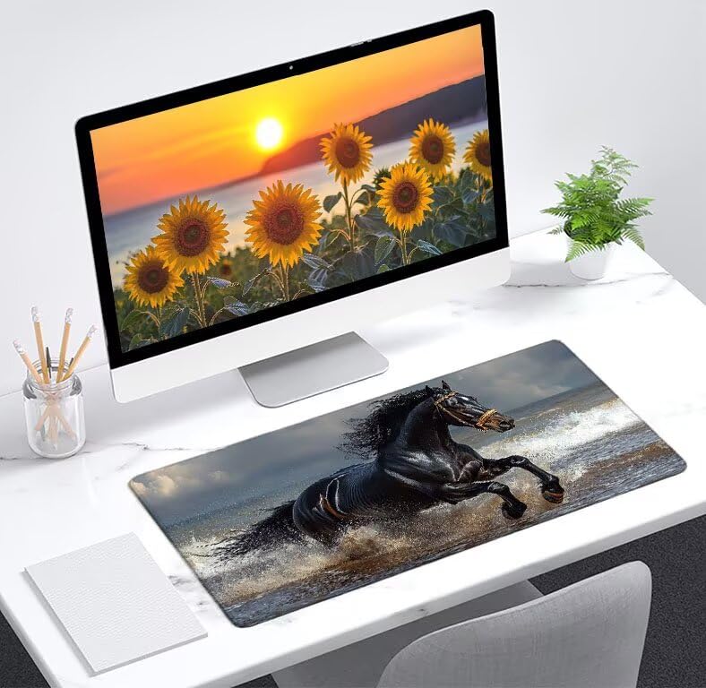 Tapis souris gaming avec bords cousus haute précision mouse pad de bureau - 2