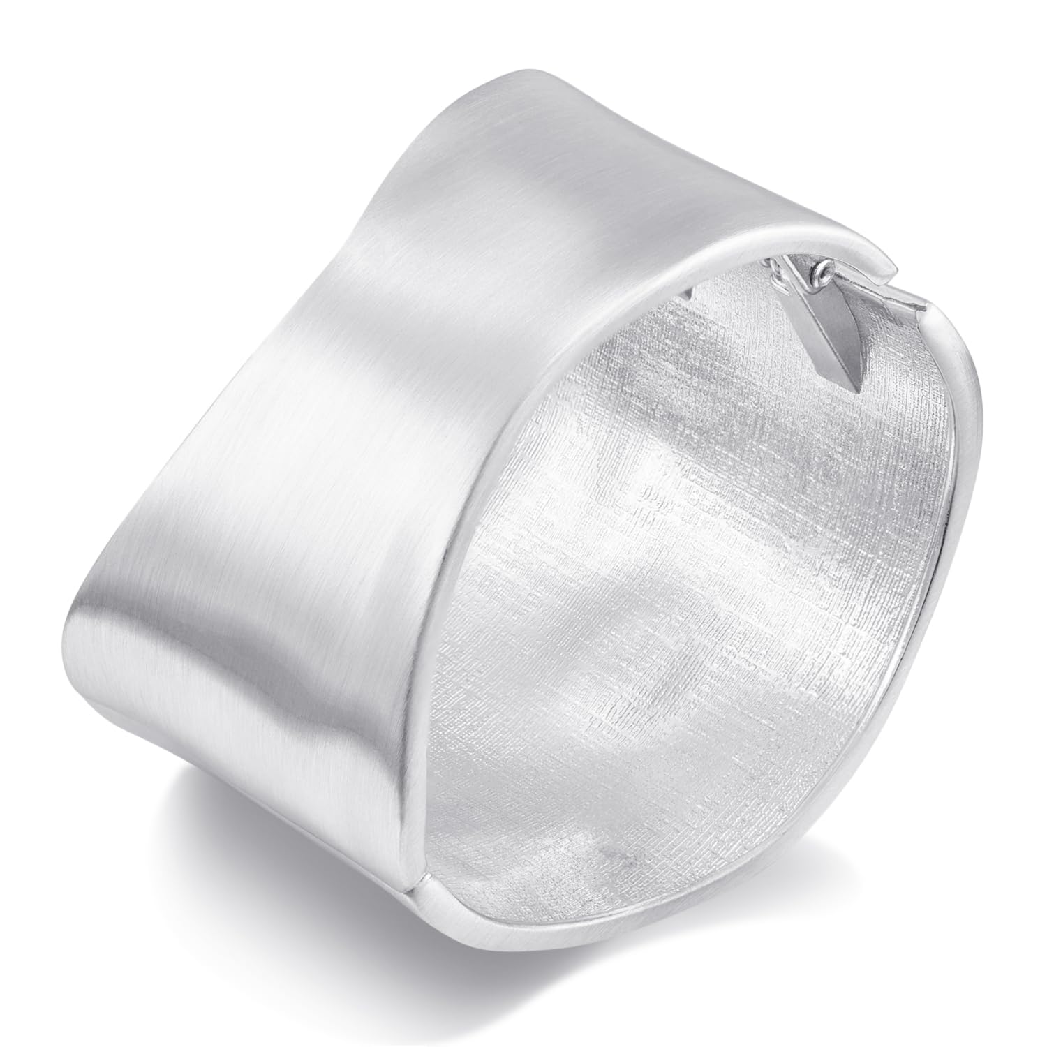 LILIE&WHITE Brazalete Mujer Dorado Plata Estilo Minimalista Moderno, Acabado Brillante que No se Decolora, Accesorio Elegante y Regalo