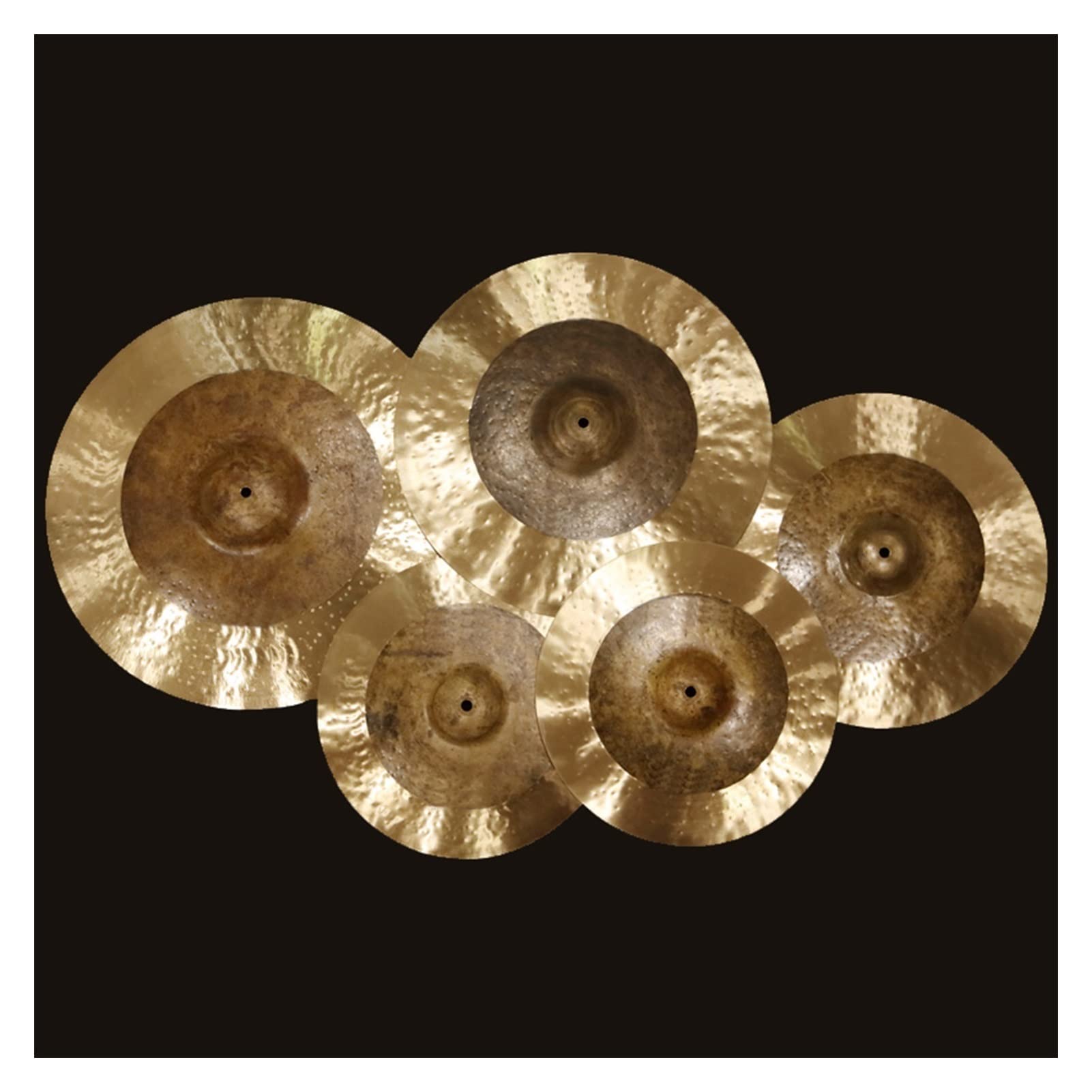 cymbals Cymbals Handmade Cymbal Set 14‘hihat+16’crash+18‘crash+20’ride+bag
