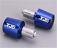 Vista 4 de 7/8" 22mm Motorcycle Handlebar EndsPlug Slider Handlebar End Grips Cap for Yamaha XJ6 XJ6N Diversion 2017 2018 2019 2020 2021 (Color : Blue)