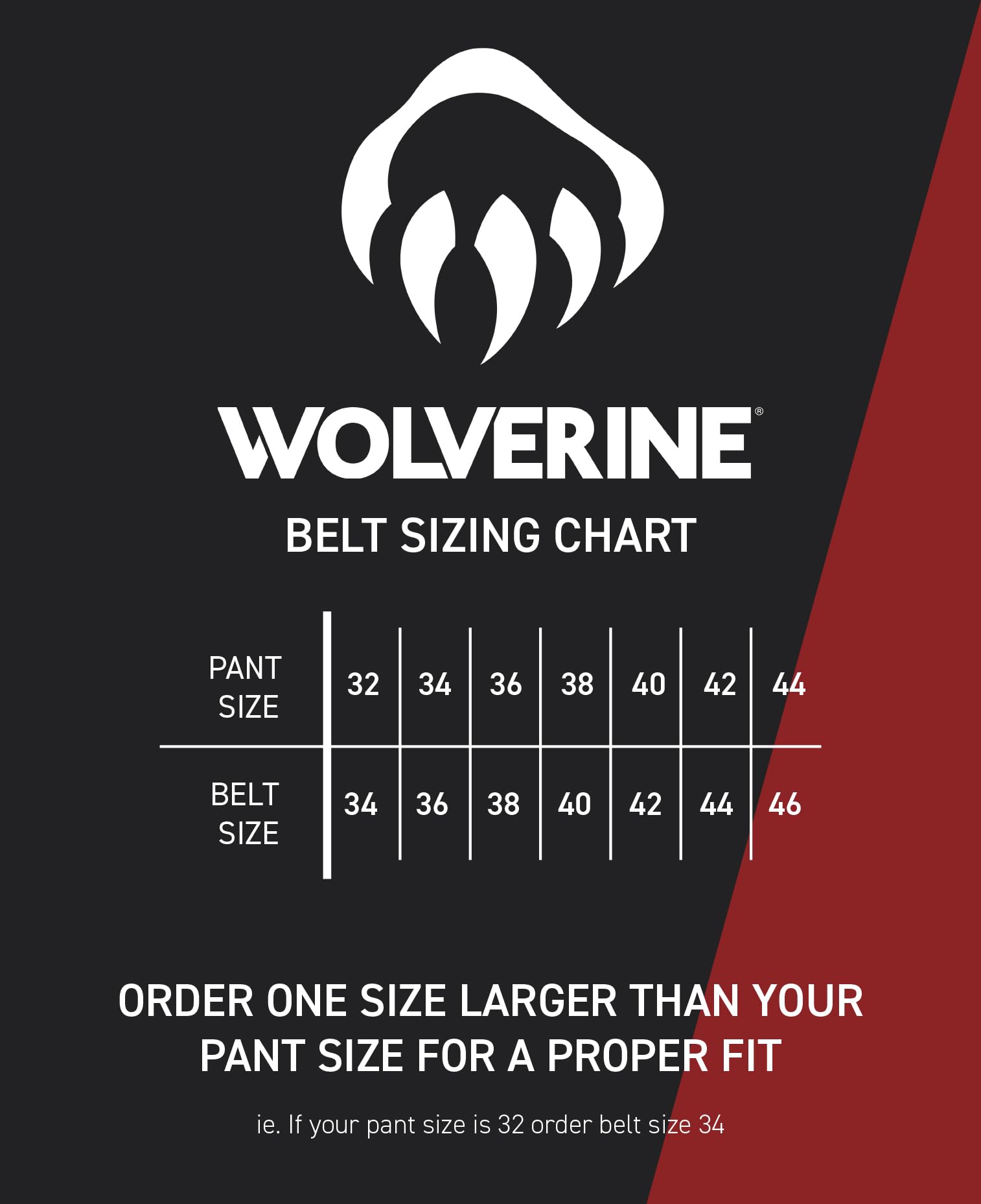 Snapklik.com : WOLVERINE Men Rugged Boot Leather Work Belt