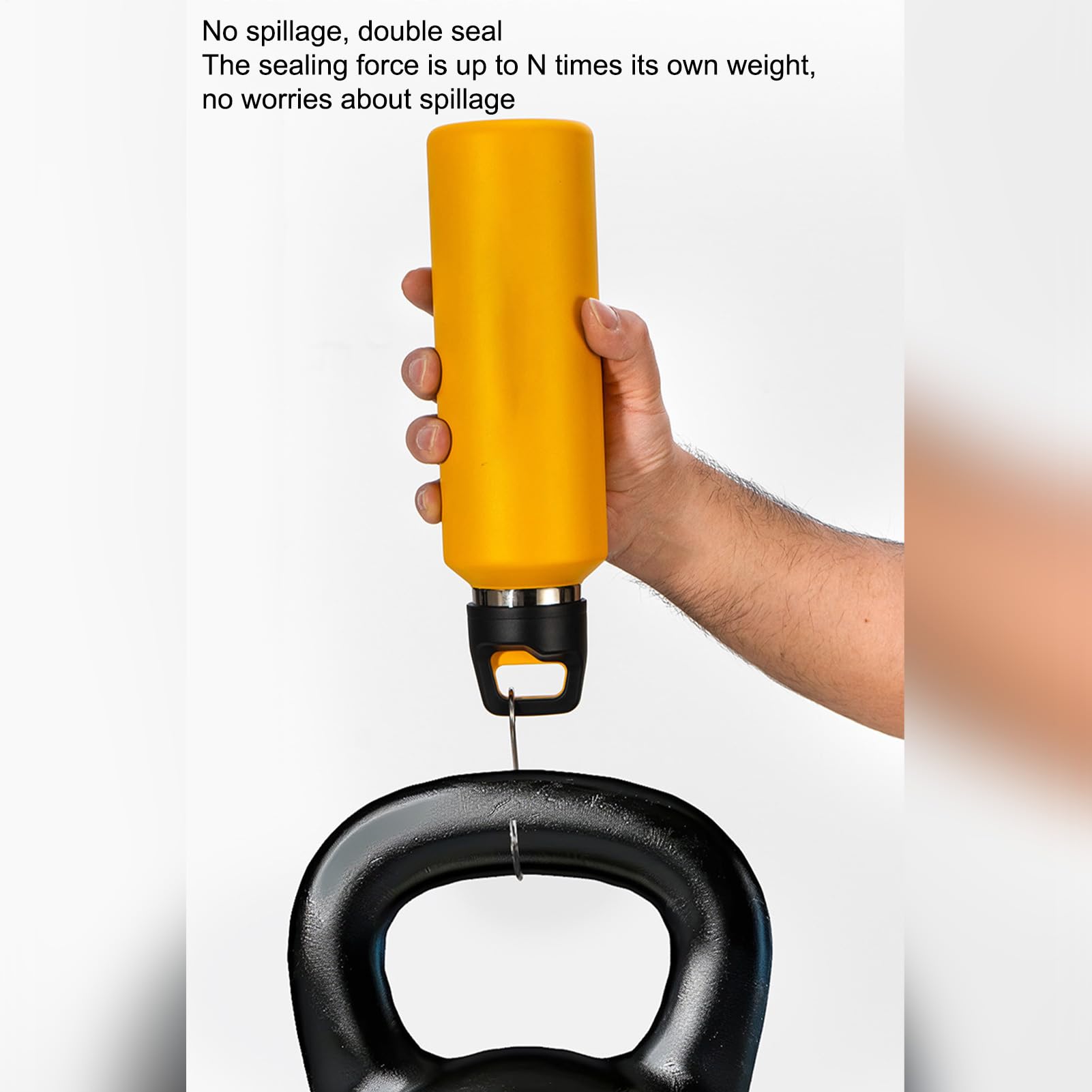 Borraccia in Metallo 600ml Acciaio Inossidabile con Apertura Facile | Borraccia Termica Isolata per Bevande per Sport Viaggio Ciclismo Escursionismo Ufficio Casa Palestra Tè Caffè Latte