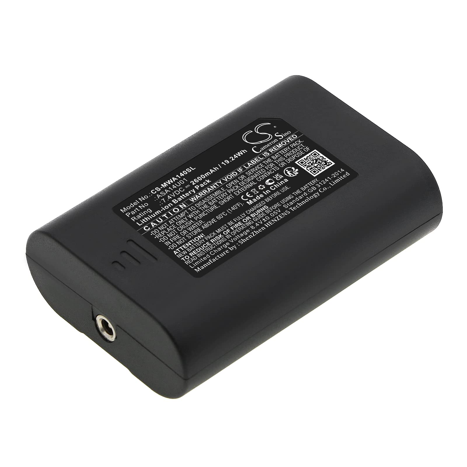 Zenander 7.4V ASA14U01 Battery Replacement for Mobile Warming Vests Fieldsheer Jackets Gloves