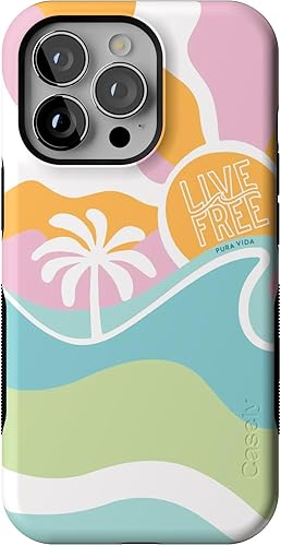 Vista 435 de Casely iPhone 13 Pro Case Compatible with MagSafe Blue Marble Case