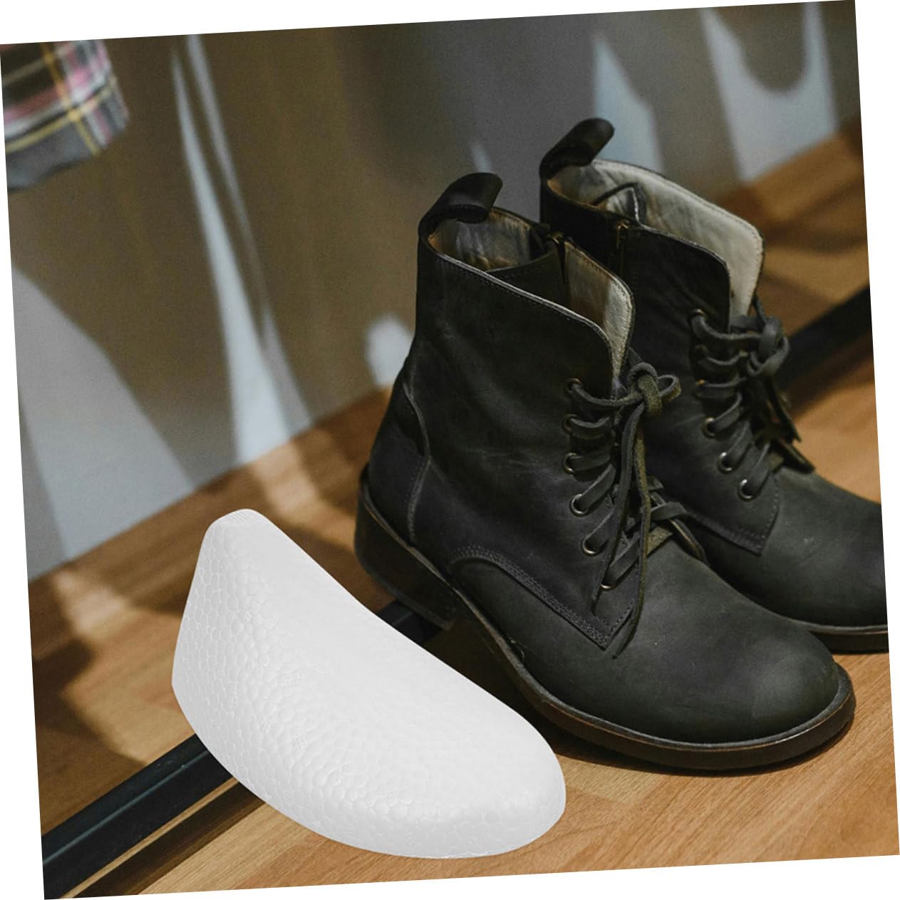 Hormas de Espuma Desechables para Zapatos, 10 Pares, Talla 42-45 | Color Blanco, Uso Único y Fácil Almacenamiento, para Botas y Calzado del Hogar