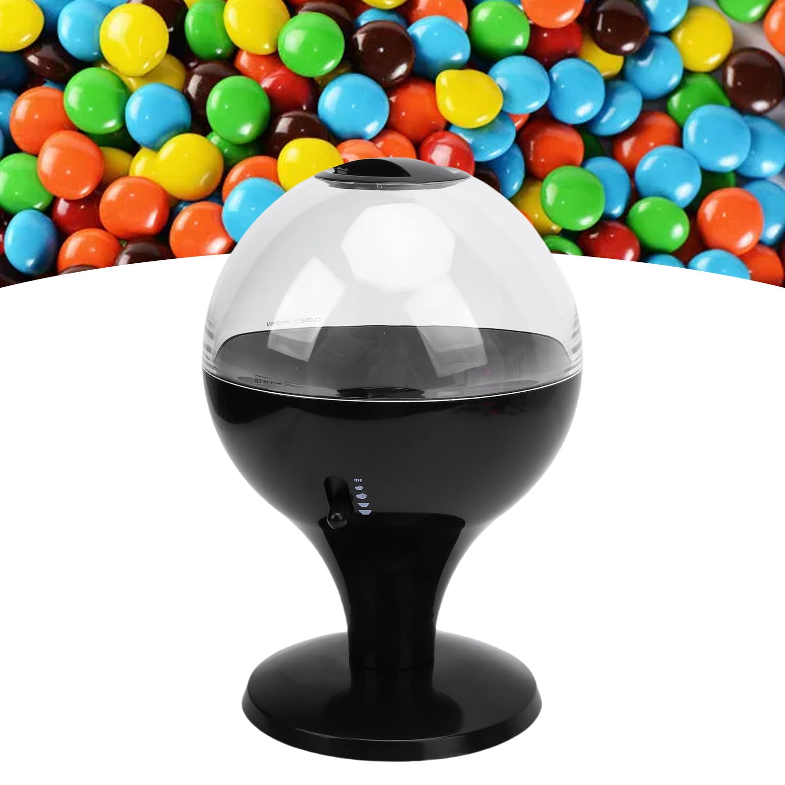Macchina del Distributore di Caramelle Automatiche, Distributore di Caramelle Attivate da Tocco con Design Staccabile e 3 Opzioni di Distribuzione, per la Festa