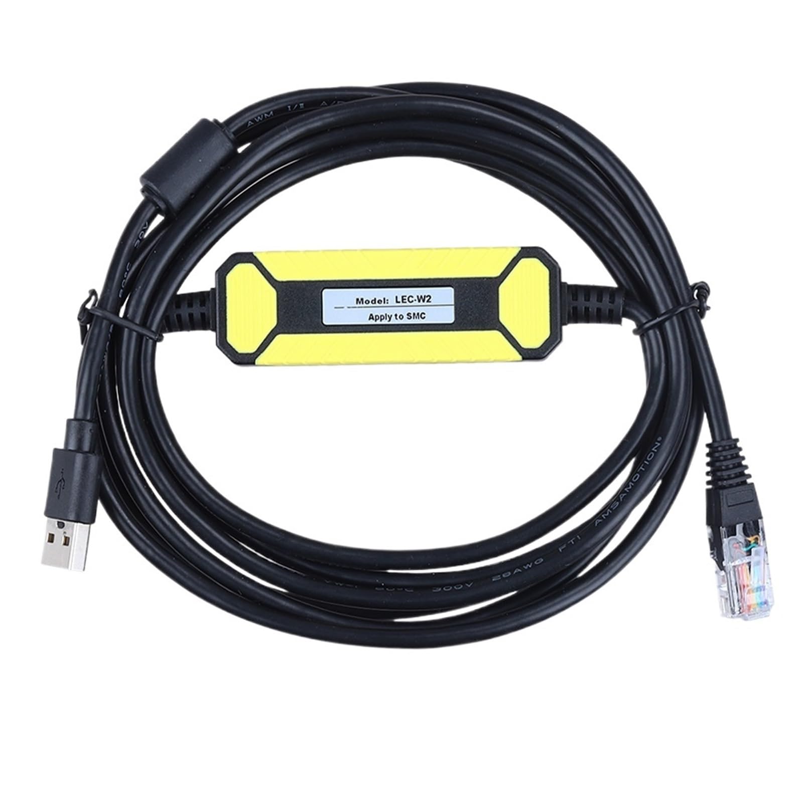 LEC-W2 for Controlador de Cilindro eléctrico SMC, Cable de Descarga USB for Ordenador, Cable de depuración