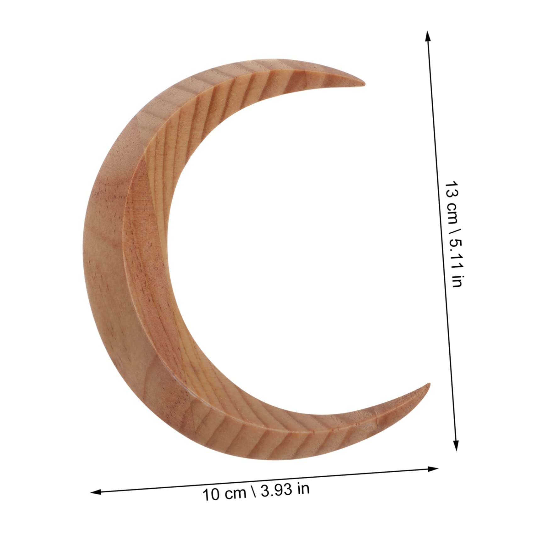 MAGICLULU 5 Piezas pasador de horquilla de Horquilla lunar de madera gemas para el cabello para mujeres palo de pelo moño pasador de pelo pasadores de pelo soporte para el pelo del moño