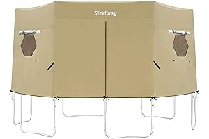 14 ft Trampoline Clubhouse with Enclosure Net