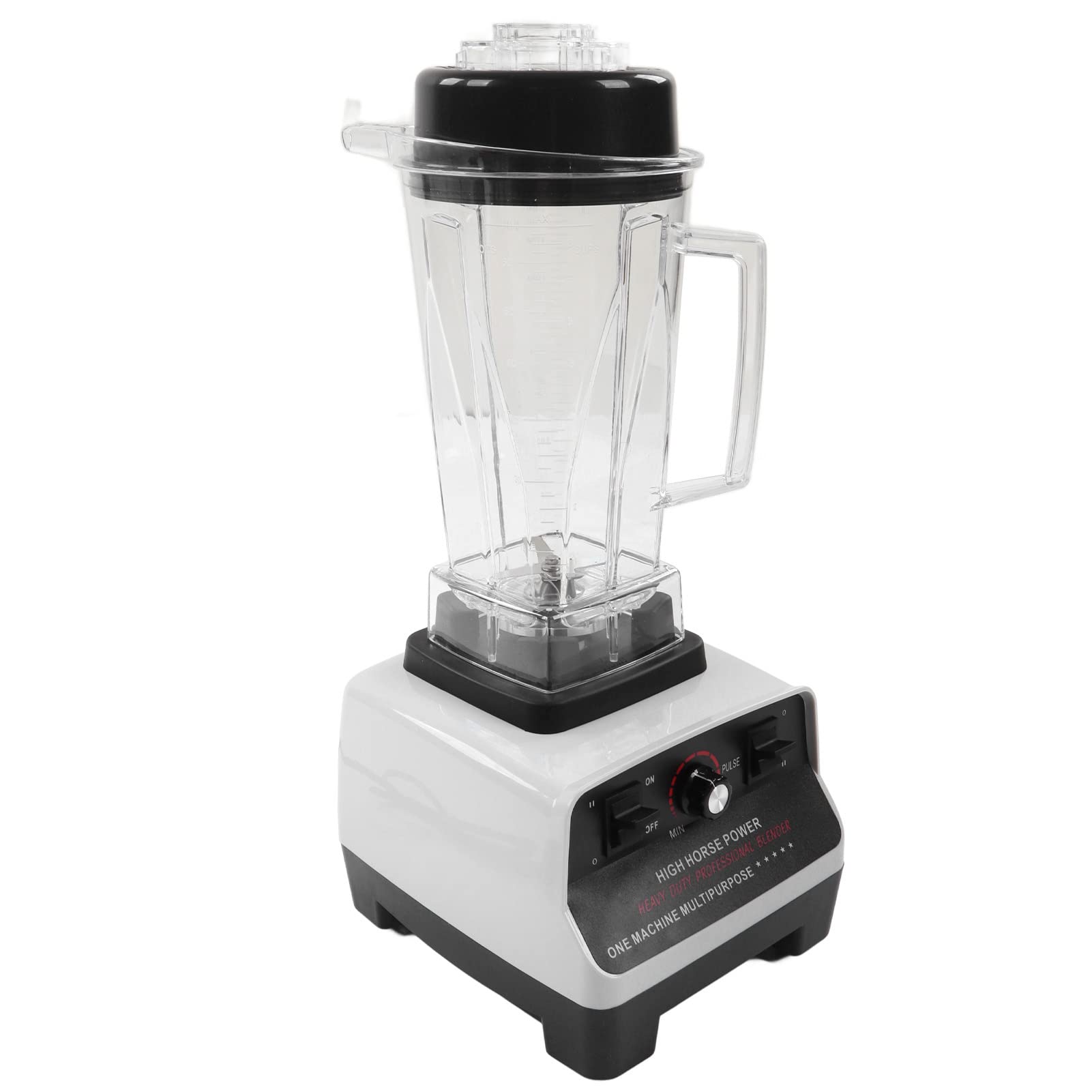 Sonew Profesjonalny Blender Nablatowy o Mocy 3000 W i Pojemności 2 L - Elektryczna Wyciskarka do Soków i Robot Kuchenny do Kuchni (WHITE)