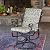 Arden Outdoor Dining Chair Cushion, 20 in x 20 in, Weather-Proof, Rain-Proof, Fade Resistant Patio Cushion for Patio, Dining, or Rocking Chairs 20 x 20, Neutral Aurora Damask