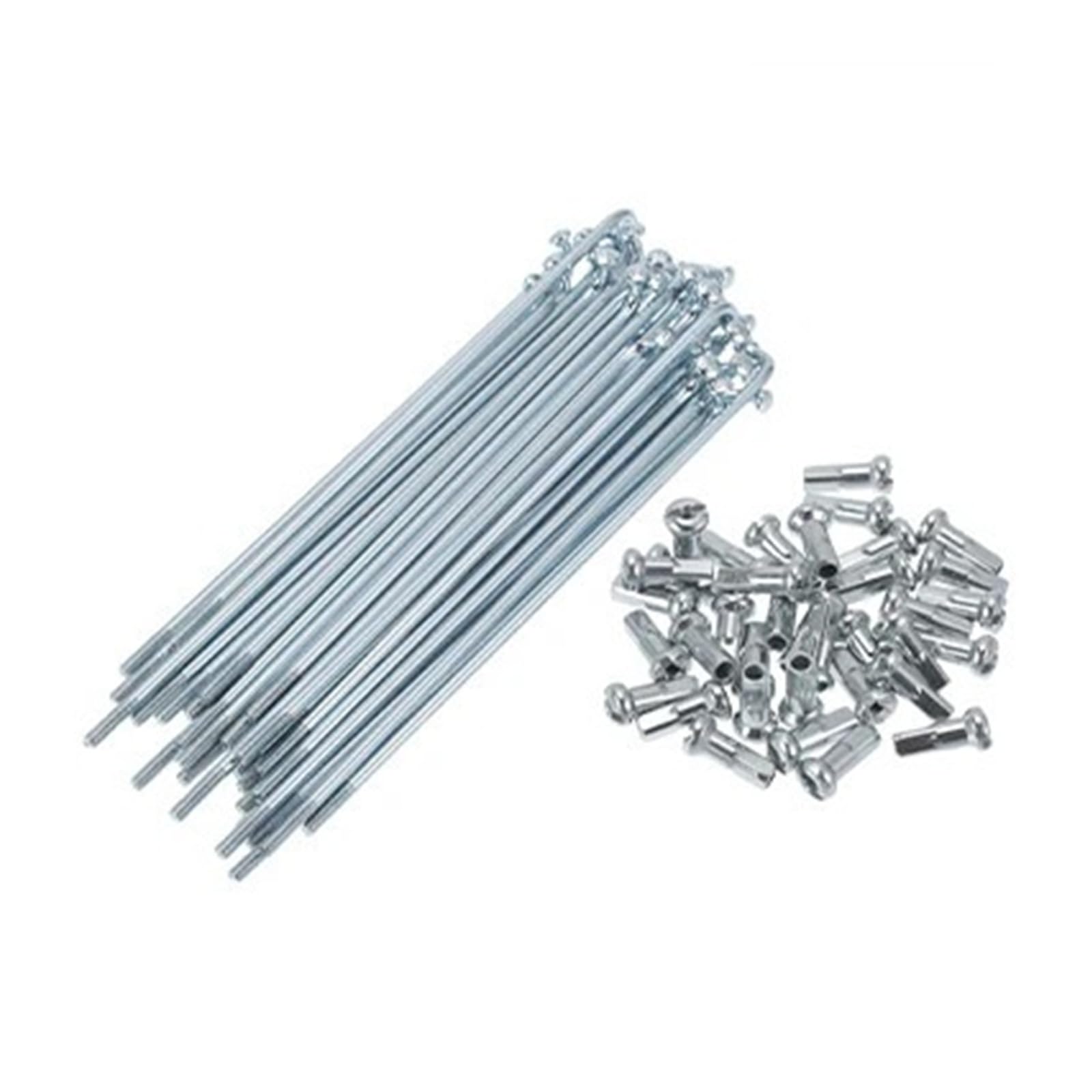 Szprychy rowerowe 13G Heavy Duty 36 szt., szprychy ze stali ocynkowanej 107-139 mm wiele rozmiarów, uniwersalne szprychy rowerowe i sutki do rowerów szosowych, miejskich, naprawy i wymiany
