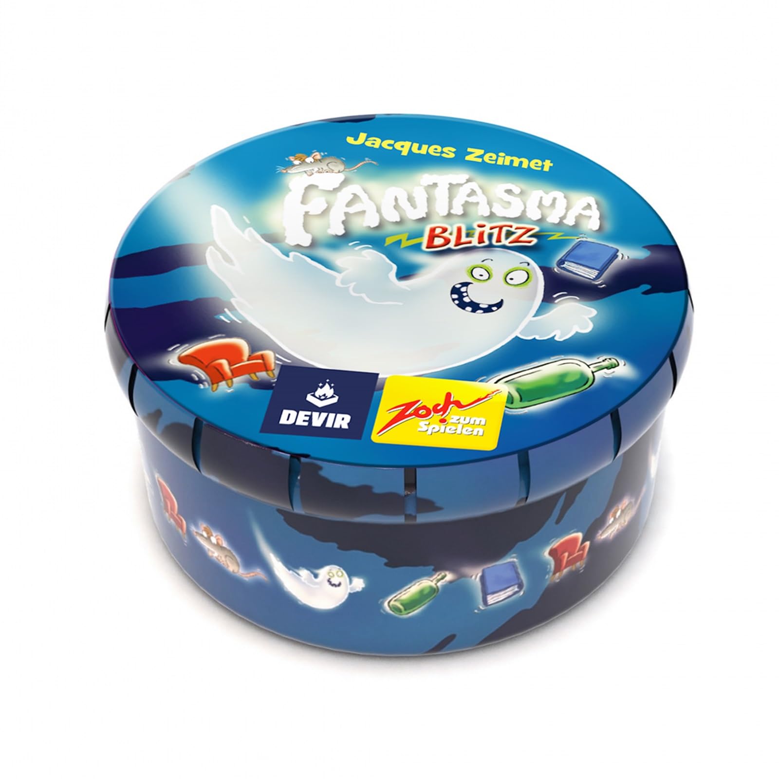 Devir - Ghost Blitz Mini, Board Game, Kids, Pocket, Stop The Whole Family, Fun (BGFANMTR)