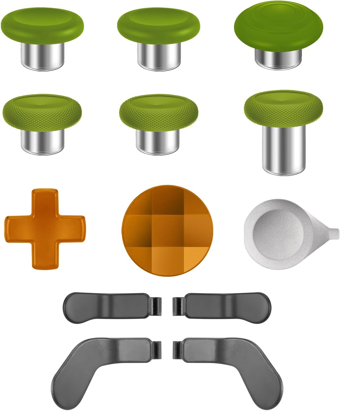 Accessories for Xbox Elite Controller Series 2 - 13 in 1 Halo Infinite Edition Replacement Paddles Thumbsticks Analog Sticks Joystick Parts Repair Kit Component Set with 2 D-Pads, 1 Tool