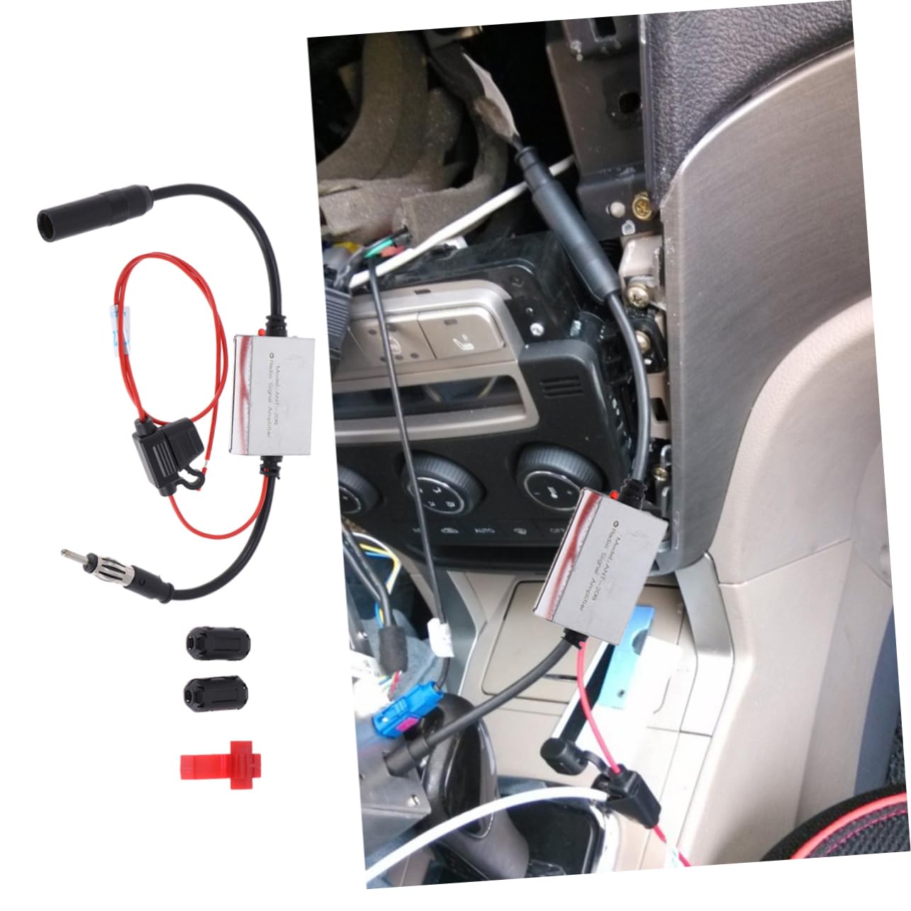Amplificador de Antena para Coche Ant-208 12-24v Plástico