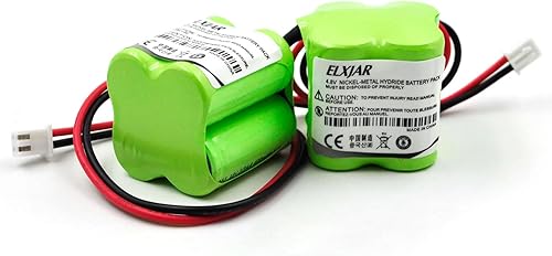 Miniatura 3 de YUTSUJO Paquete de 5 baterías de repuesto de Ni-CD de 4.8 V para MK Power MH29673, CUSTOM-196, Dantona BL93NC484, BST D-23AA400MAH, OSA162 ANIC1361