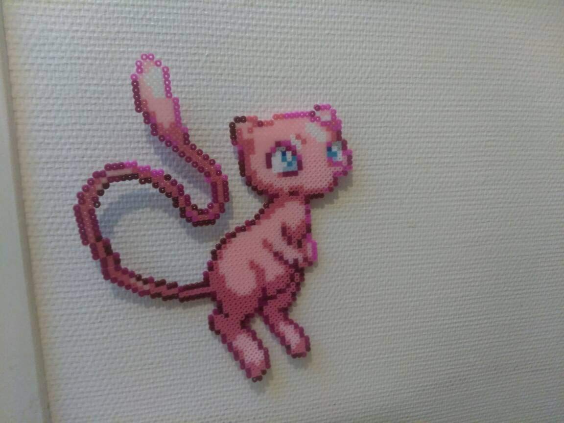 Sprite Mew - pokémon - Hama beads/pixel art/perler beads