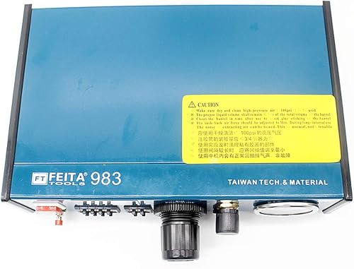 Miniatura 9 de FEITA 983 Auto Digital Display Dispensador de pegamento AC 110v Pasta de soldadura automática Líquido Adhesivo Controlador Dropper Machine