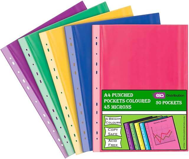 Punched Binder Pockets Amazon.co.uk