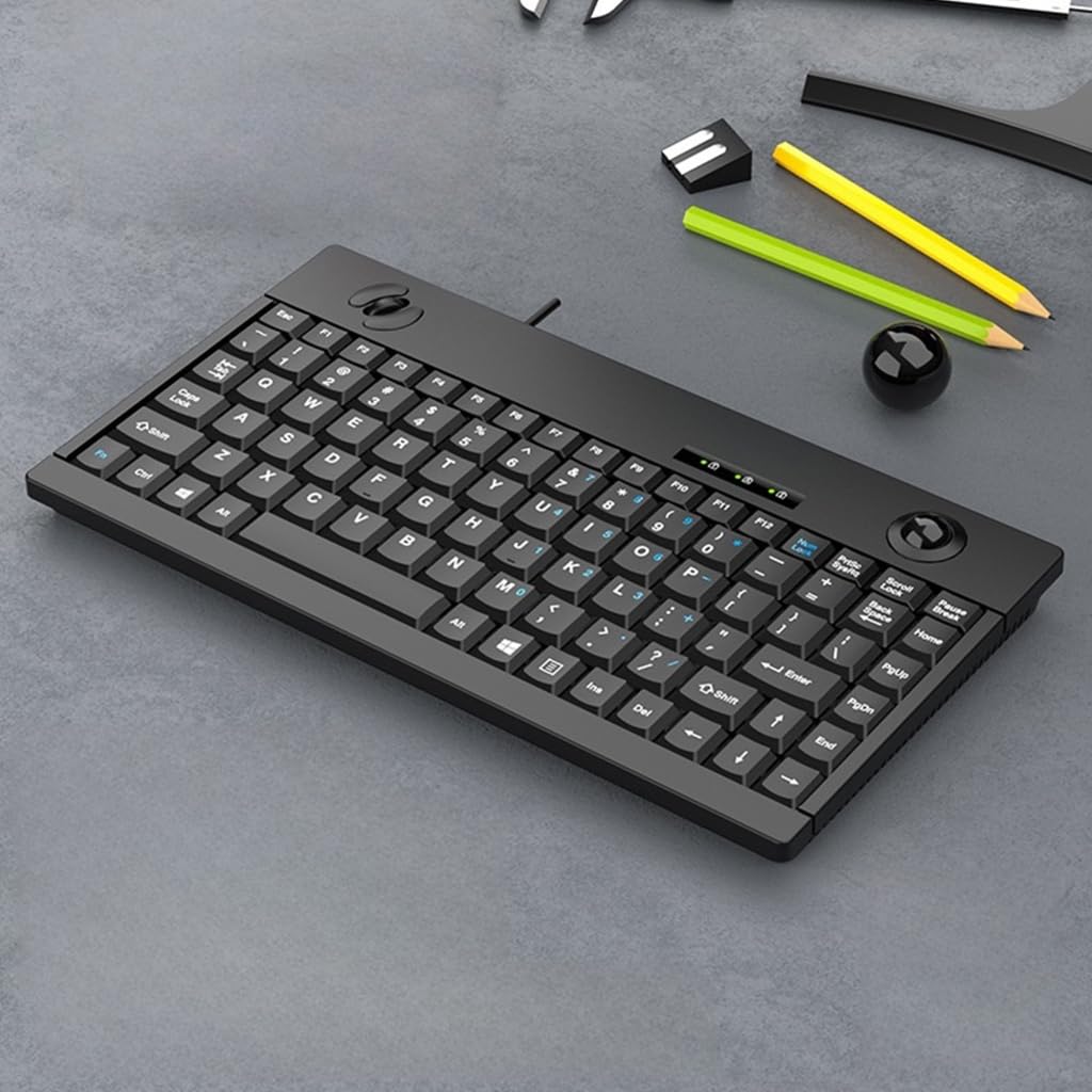 Industrielle Tastaturen mit 88 Tasten und optischem Trackball-Maus mit 3 Tasten und sicherem Gehäuse