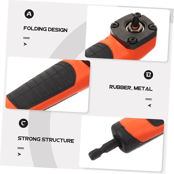 Right Angle Drill Attachment Pivoting Bit Holder Socket Adapter
