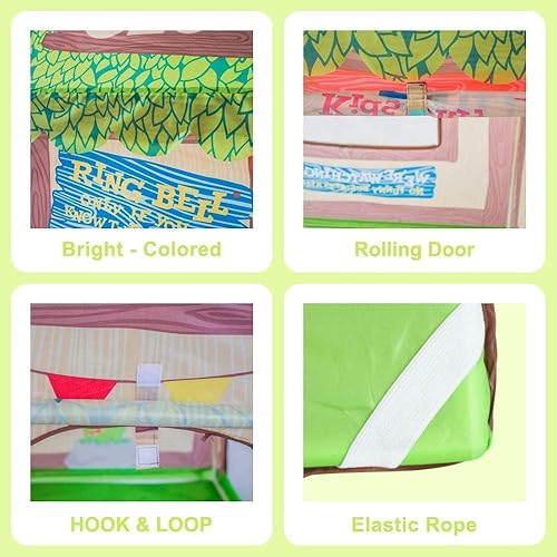 Miniatura 4 de SweHouse Tienda de campaña para niños para niños para interiores y exteriores, juguetes para niños y niñas, casa de juegos para niños, regalos para