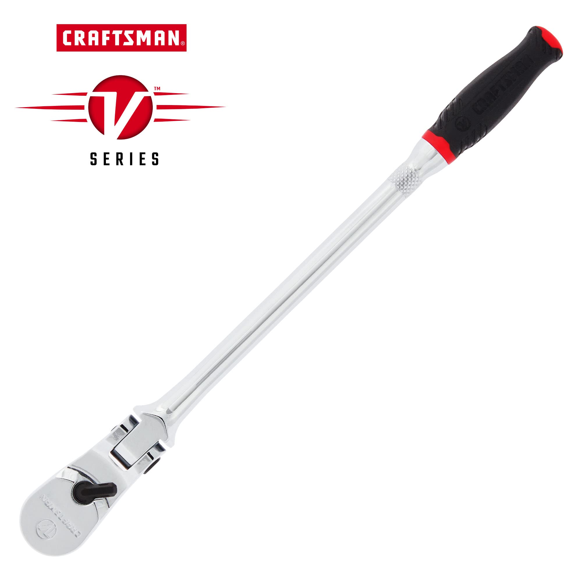Craftsman Grzechotka z serii V, napęd 1/4", 80-zębowy, elastyczna głowica XL Comfort Grip (CMMT86306V)