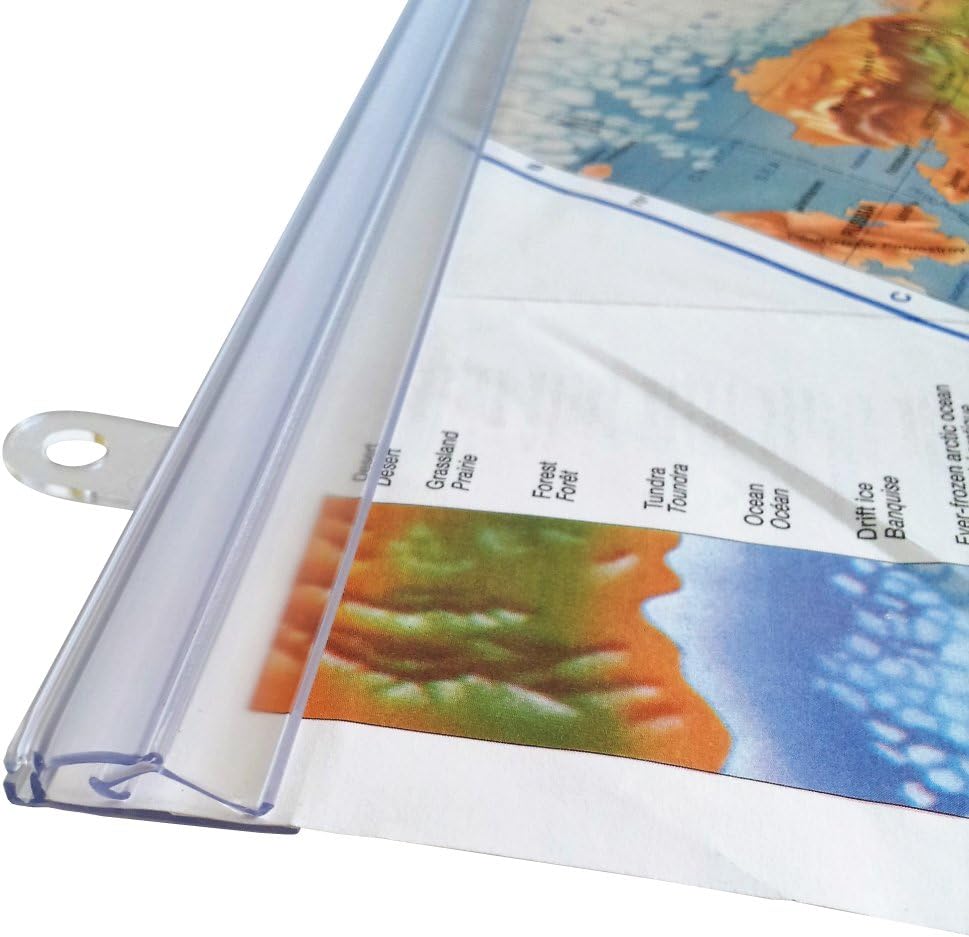 goKelvin Poster Hanger Frame 36 Inch Wide 36x24 36x48 36x12 (Clear)