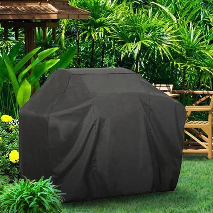 Copertura per barbecue di alta qualità, impermeabile, protezione esterna con cinghie regolabili, tessuto Oxford resistente, si adatta alla maggior parte delle griglie (100 x 60 x 150 cm)