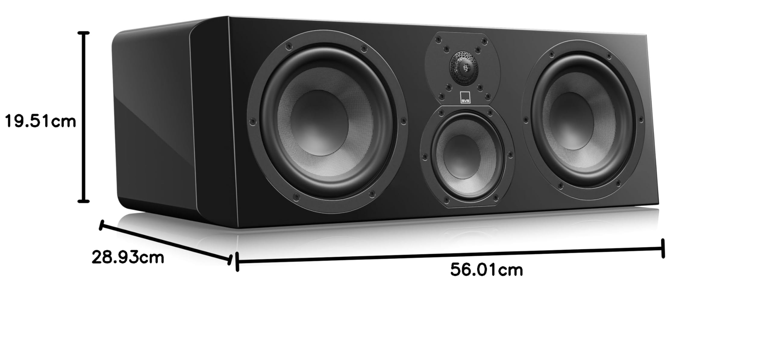 SVS Ultra Evolution Center Channel Lautsprecher – jeweils (Piano Gloss Black)