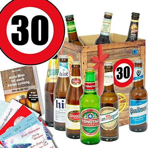 Geburtstagsgeschenke für Männer zum 30. - Geschenk zum 30. - Biere Deutsch Cover