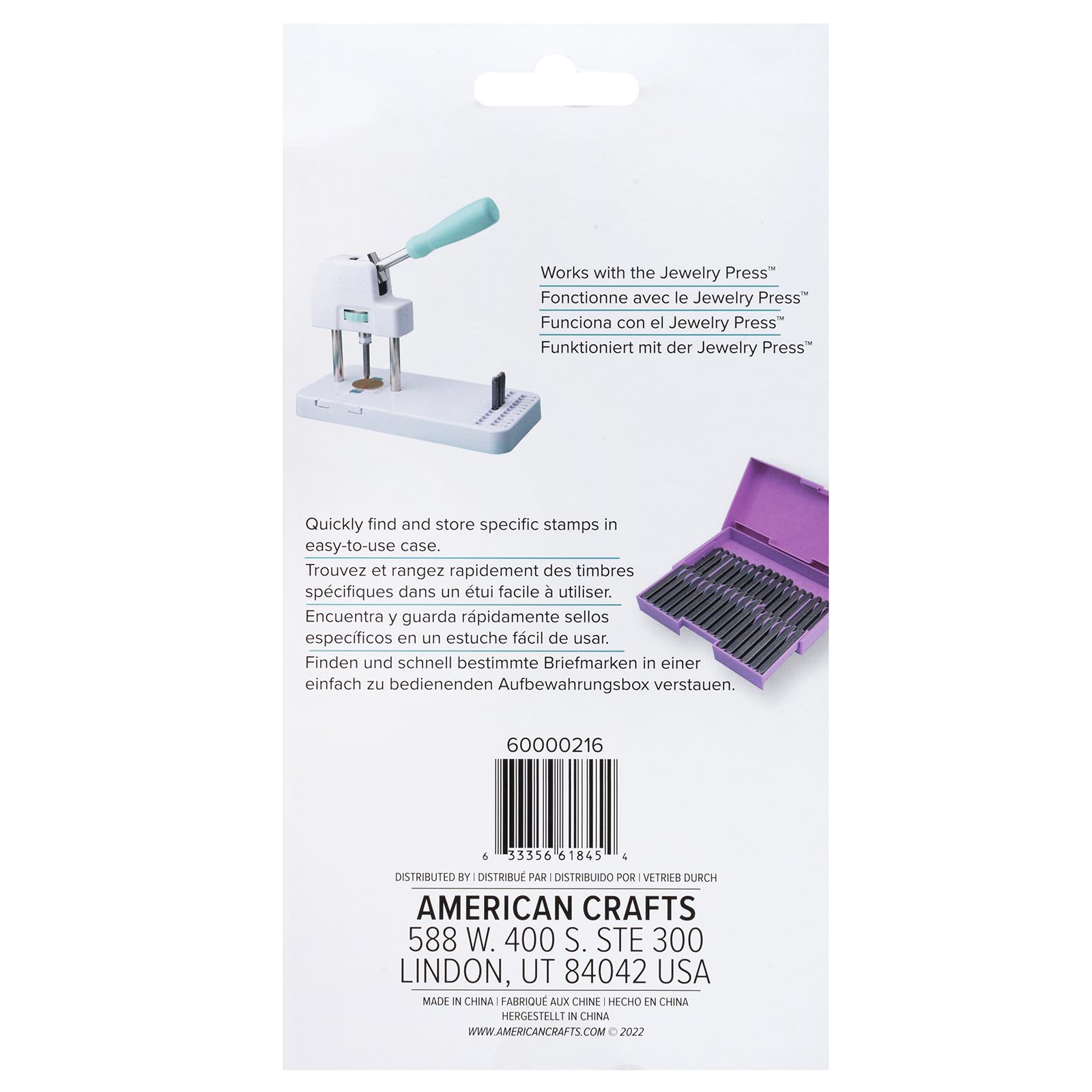 ALPHABET STAMPS JEWELRY PRESS – WE R 60000216