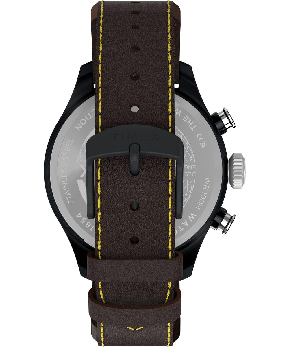 Timex Herren Multi Zifferblatt Quarz Armbanduhr Waterbury Ace Fly-Back