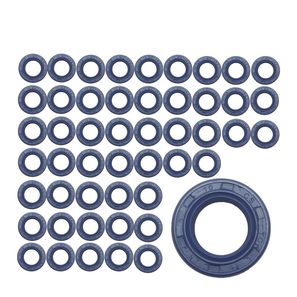 Kit de Sellos Aceite for Motosierra (50 Unidades/Lote) Adecuado para MS250, MS230, MS210, MS180, MS170, 017, 018, 021, 023 y 025
