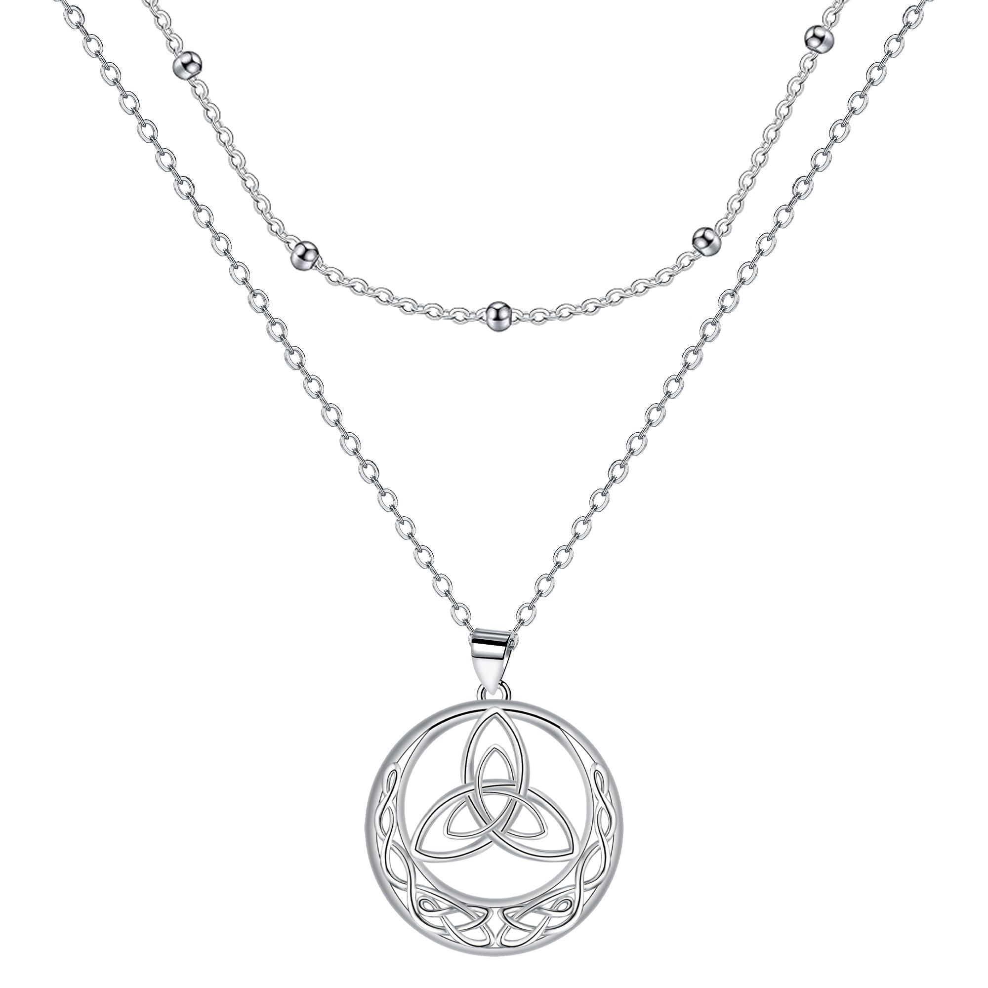 J.MUEN Lebensbaum Halskette für Damen 925 Sterling Silber mi