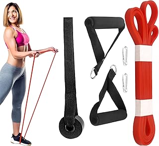 Bandas De Asistencia para Dominadas - Bandas De Asistencia para Dominadas De Látex | Equipo De Entrenamiento para Estiramiento Corporal para Hombre Mujer Jóvenes Gimnasio Casa Escuela