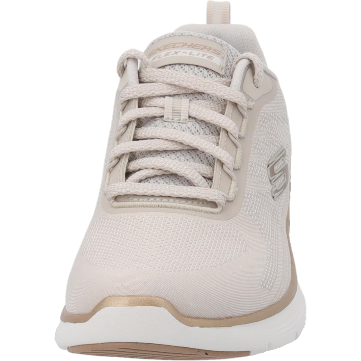 Skechers 150217 NTGD Zapatos con cordones textil para mujer en beige