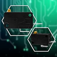 Vista 4 de BokWin 1 interruptor de acción a presión KW3 de 125 V/250 V, interruptor de límite micro para freidora de aire, microondas, aspiradora, máquina