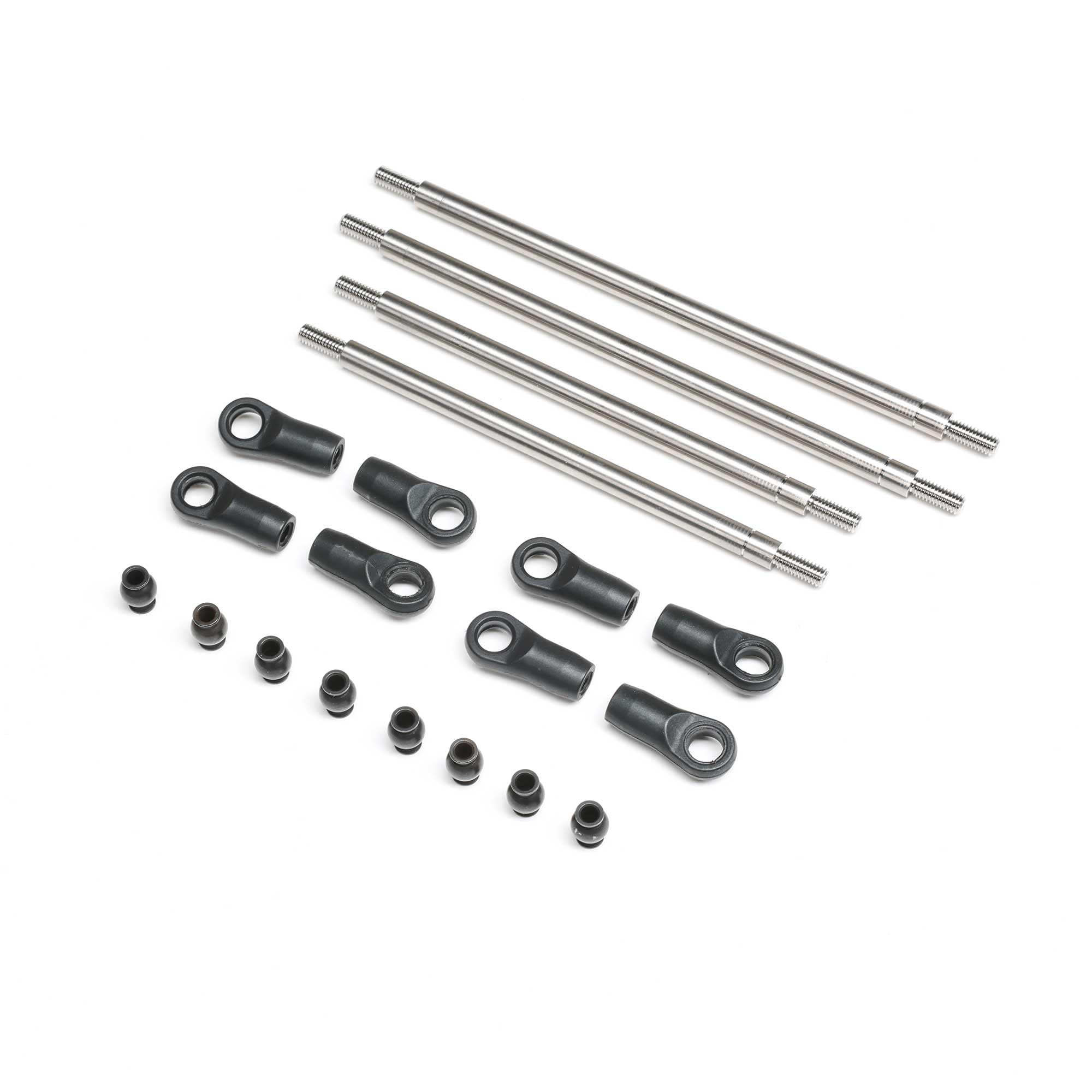 Axial Rear Upper/Lower 4WS Links Set Titanium AXP8 AXI-2207