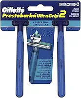 Aparelho de Barbear Descartável Gillette Prestobarba UltraGrip2 - 2 Unidades
