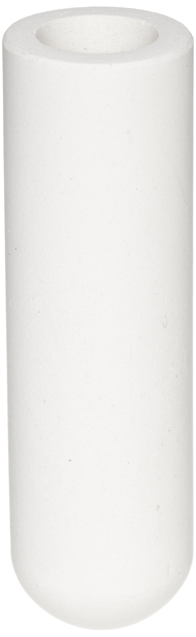 Porous Ceramic Cup (Round Bottom with Straight Wall), Ivory White, 1 Bars Air Entry, 2.1 Micron Pore Size, 3/8