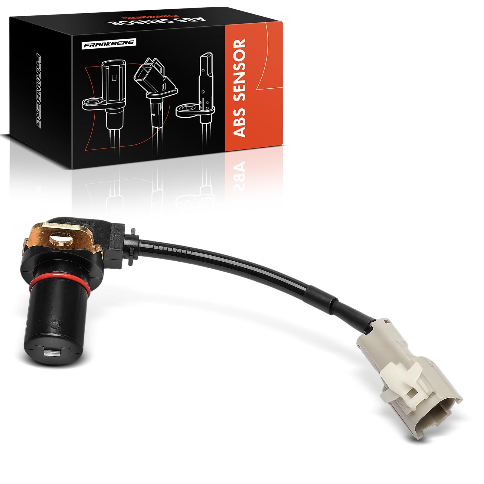 Frankberg Sensore Velocità Ruota ABS Sensore ABS 2-Poli Compatibile con Frontera B U99 Amigo SUV Frontera MK II (B) U99 Replace# 5S7623,0844554