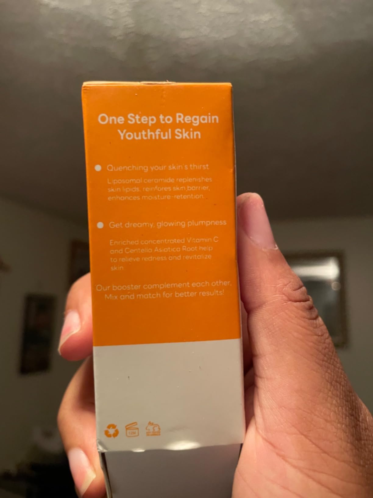 JING MENG Vitamin C Liposomal Face Serum, Instantly Calming, Soothing,Radiance Boosting Anti-Aging, Even Skin Tone with Centella Asiatica, Ceramide, Astaxanthin, Hyaluronic Acid 1oz SINGLE