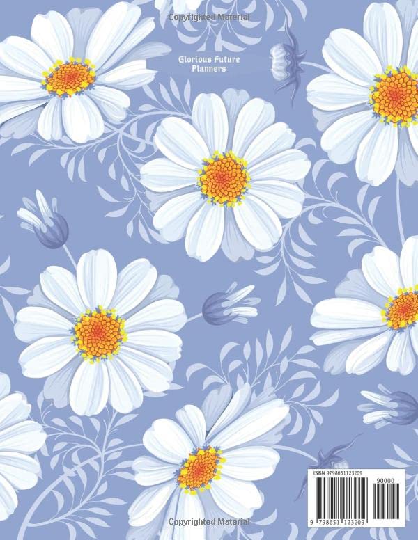 Miniatura 2 de 2021-2025 5 Year Daisy Flower Monthly Planner A Floral Design 60 Month Planner Yearly Goal Planner Schedule Organizer Book 2021-2025 Five Year